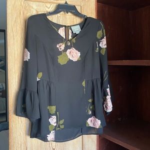 Maeve floral blouse from Anthropologie